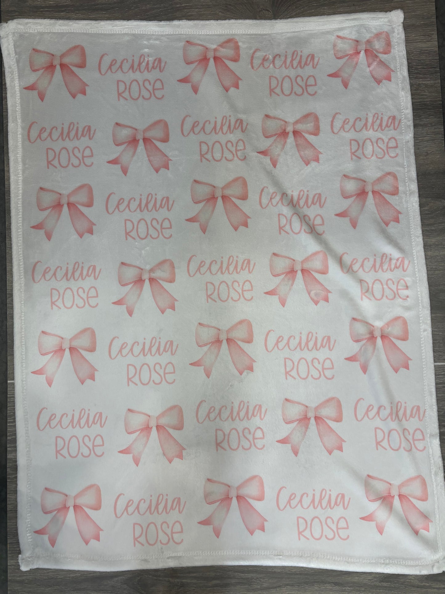 Bows Baby Blanket