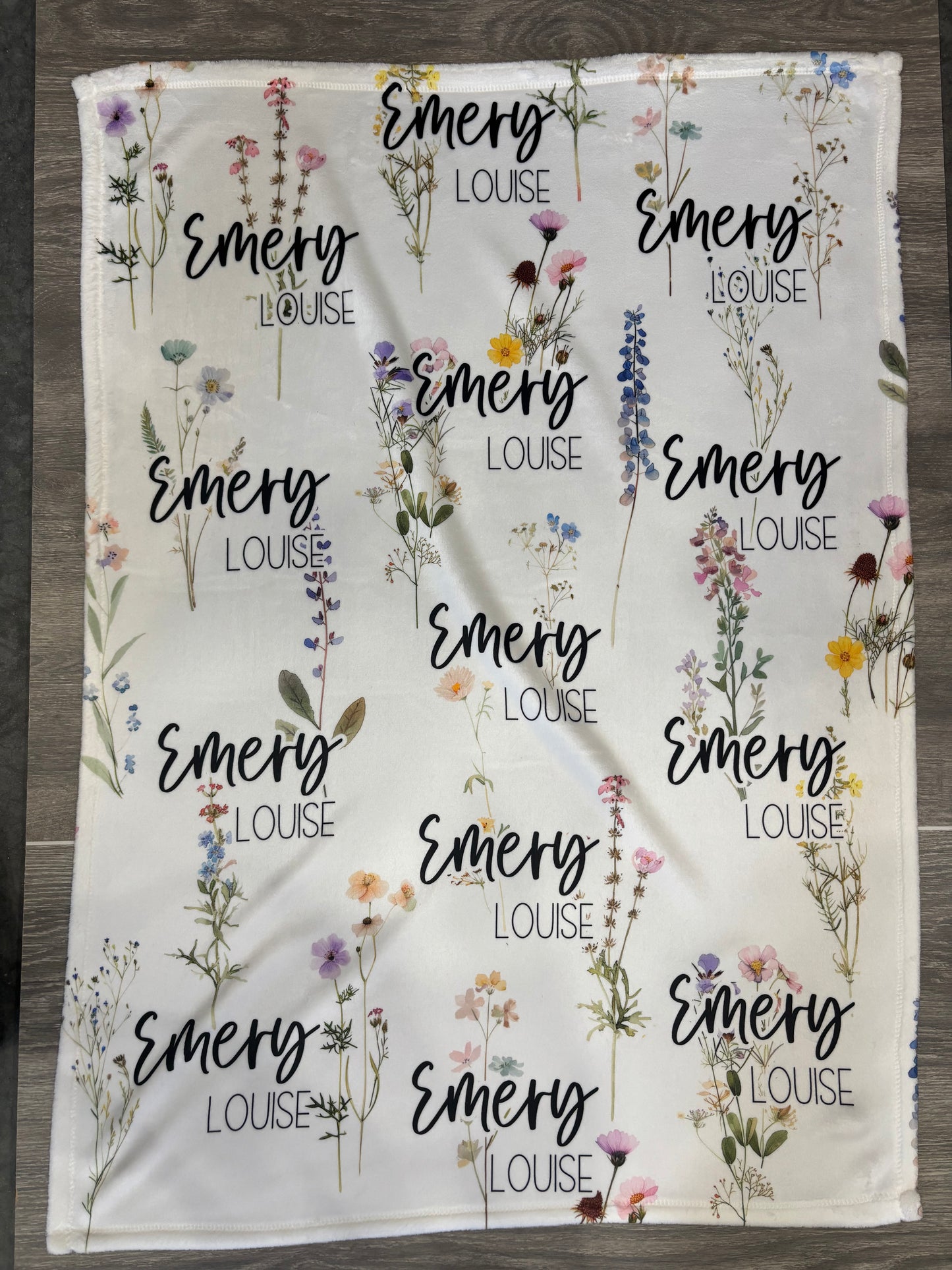 Wildflower Baby Blanket