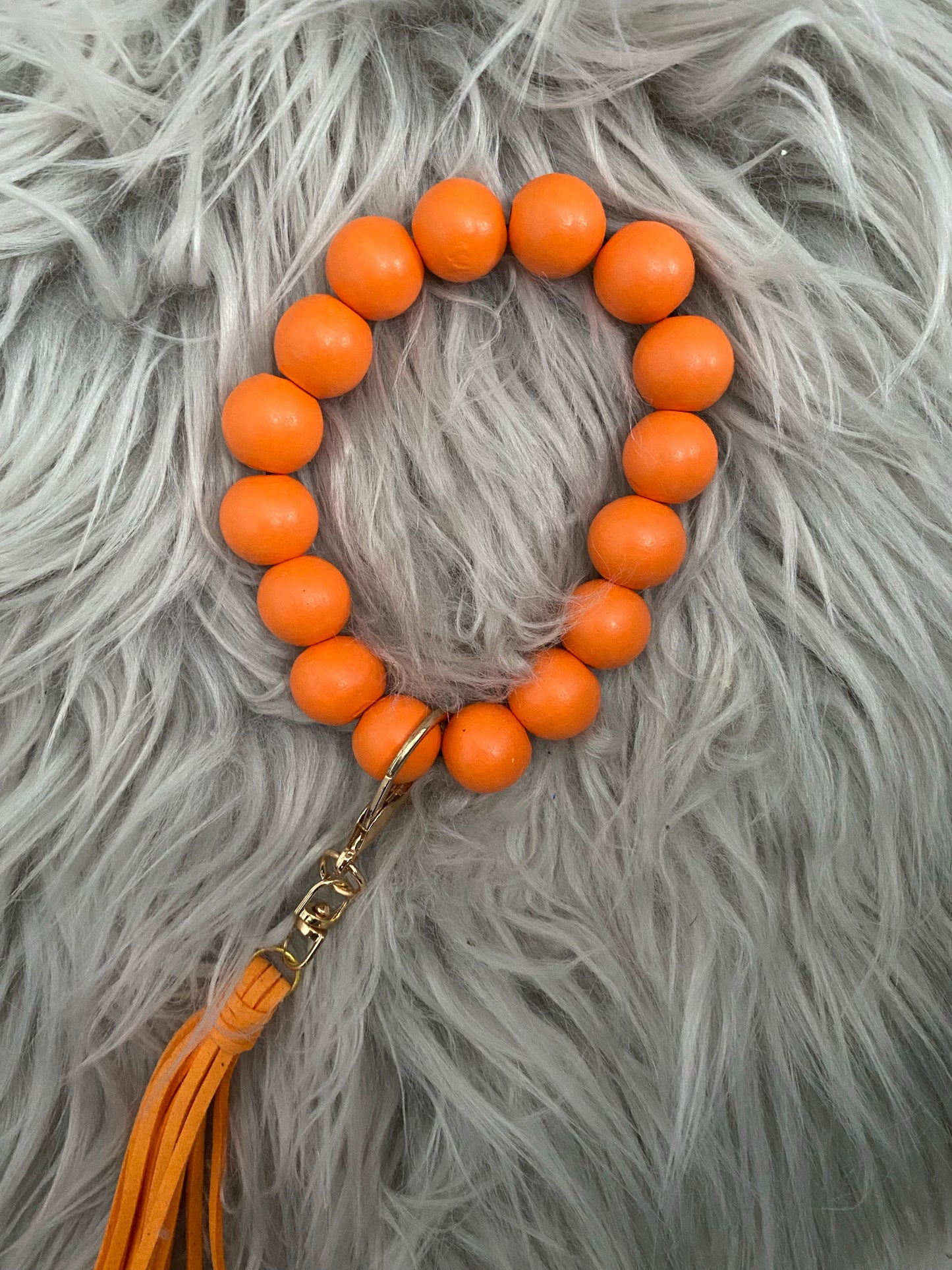 Beaded Wristlet Keychain