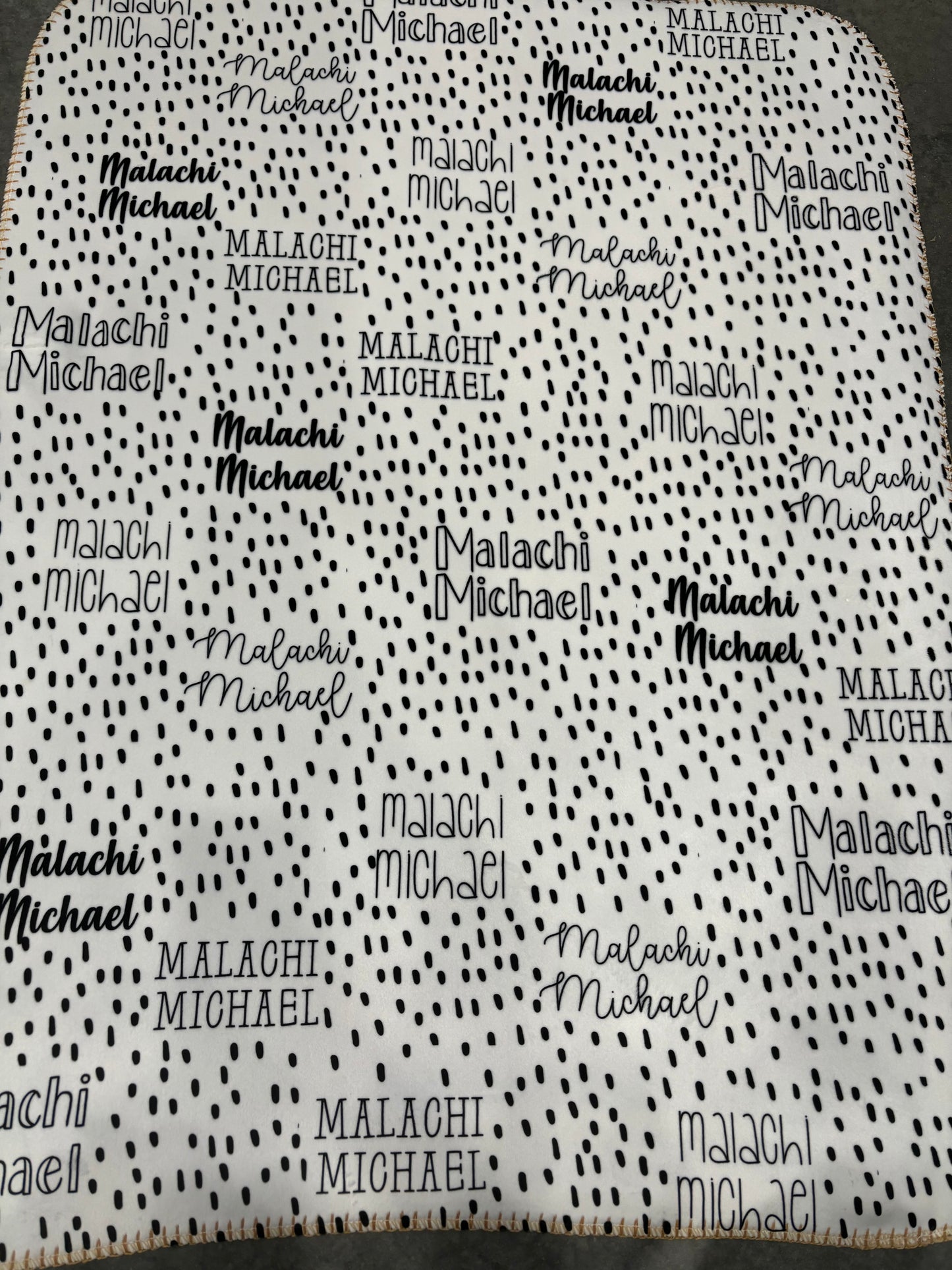 Modern Dots Baby Blanket