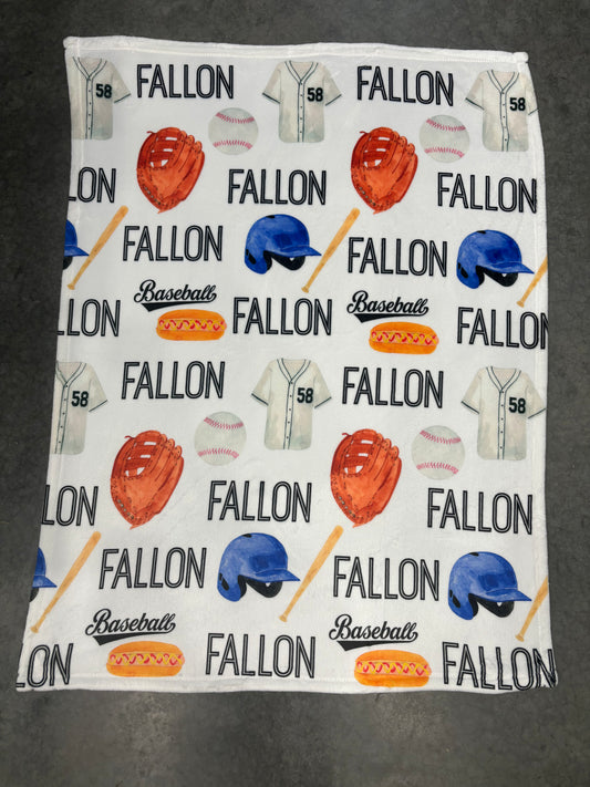 Baseball Baby Blanket