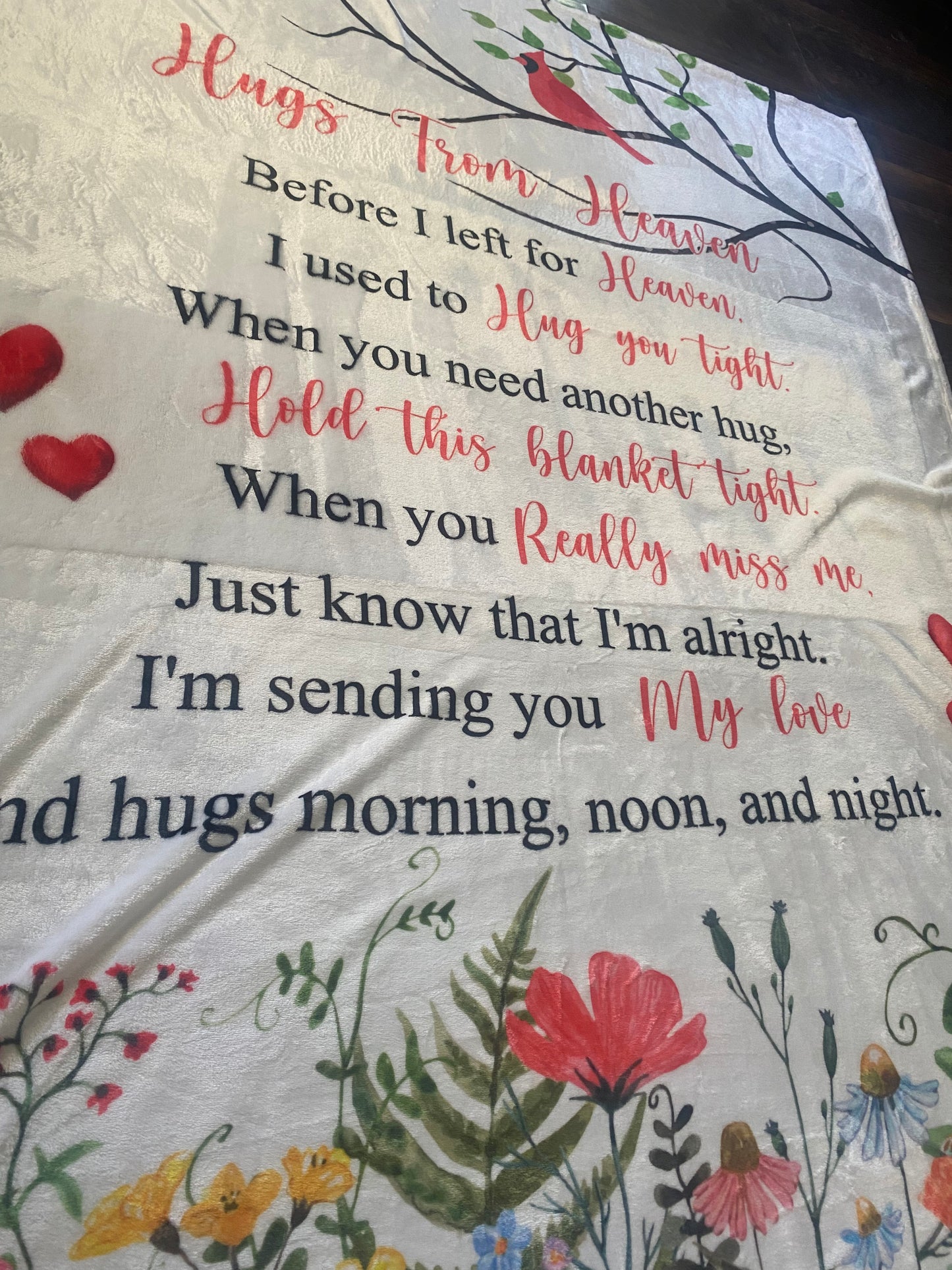 Hugs from heaven Blanket