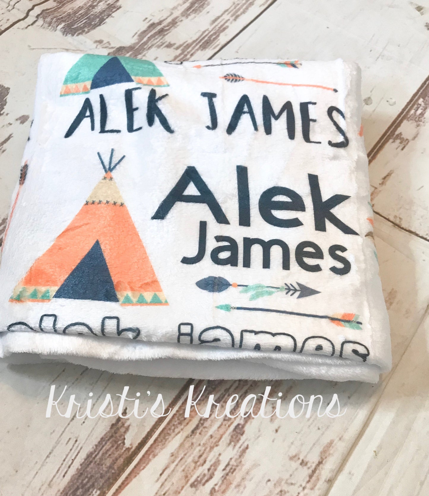 teepee baby blanket