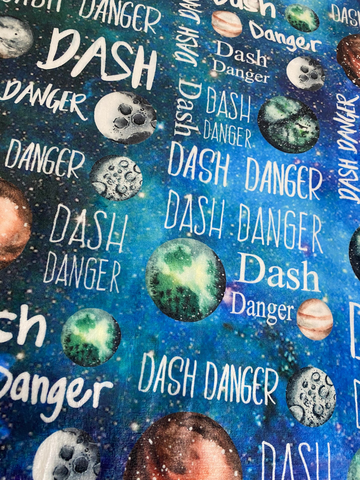 Galaxy Planet Baby Blanket