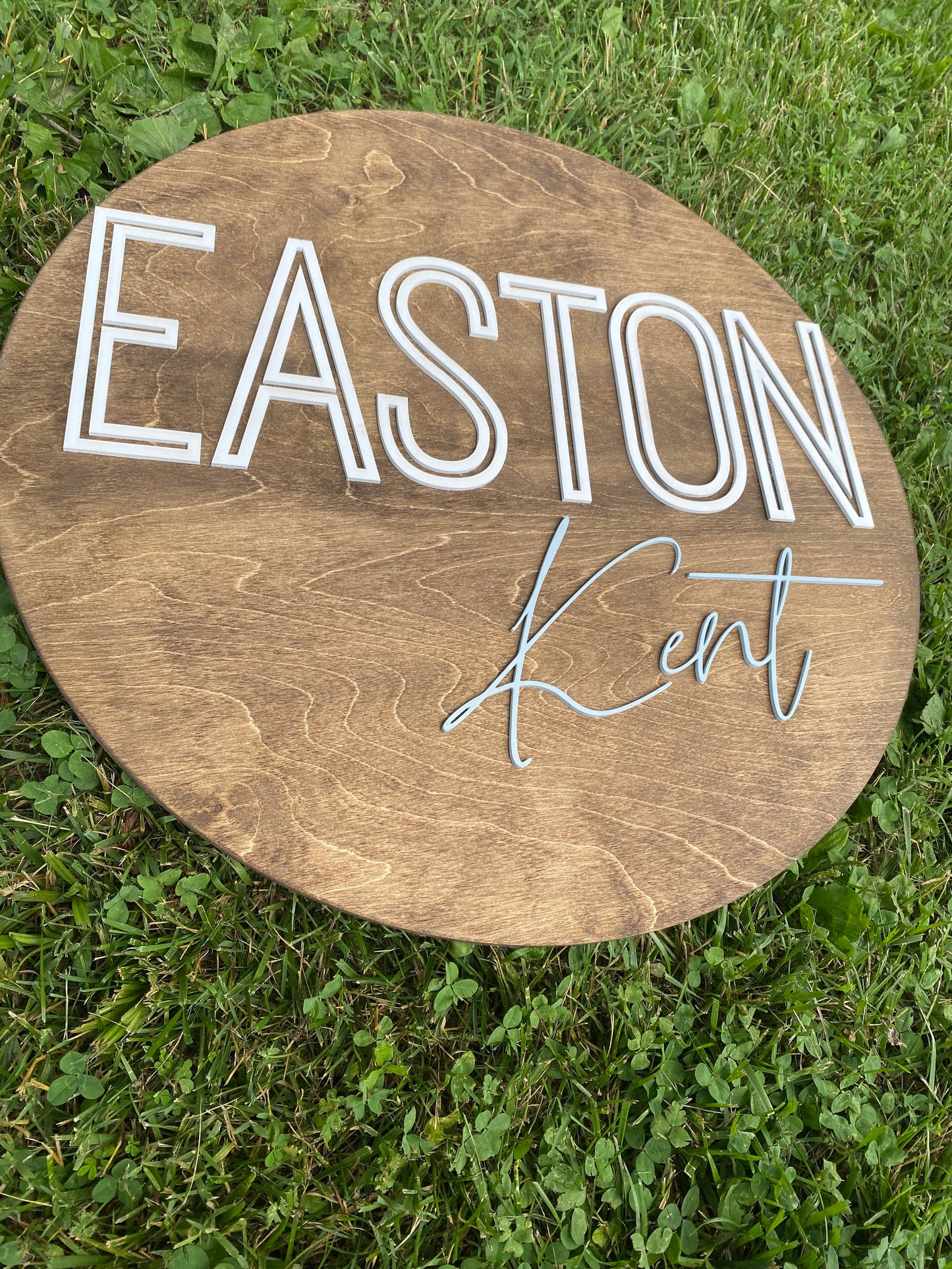 Circle Nursery Sign